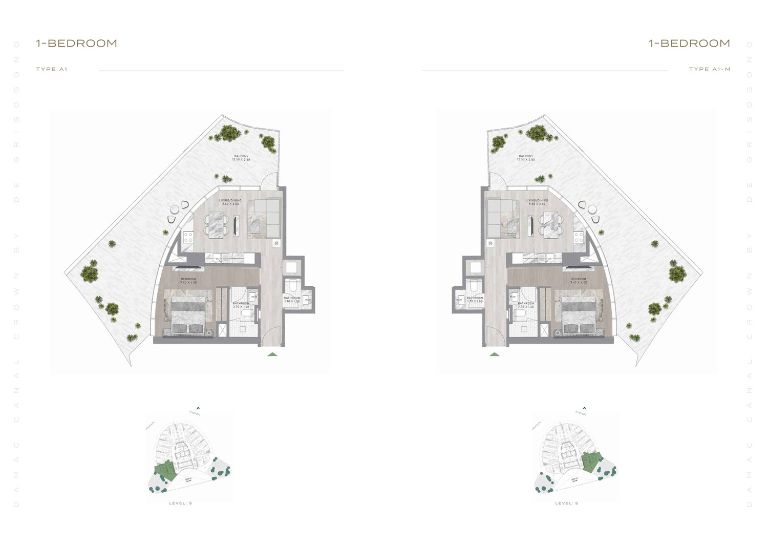 1-Bedroom Apartments